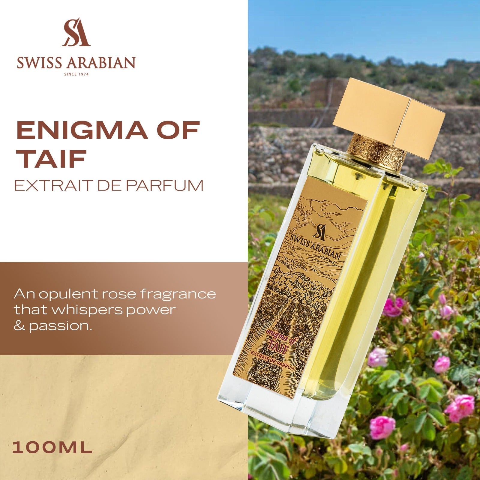 SWISS ARABIAN | ENIGMA OF TAIF | PERFUME | 100ML | BRAND NEW | 100% ORGINAL - Image 3