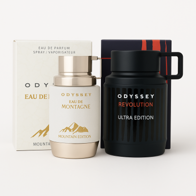Armaf Odyssey 2 Pc Set EAU DE MONTAGNE & REVOLUTION ULTRA EDITION 100 Ml 3.4EDP